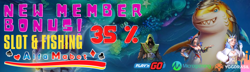 35% WELCOME BONUS SLOT & FISHING