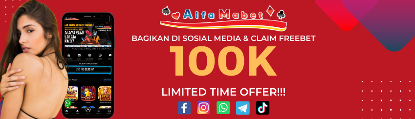 Share dan klaim FREEBET IDR 100,000
